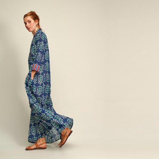 - Alexa Dress - Pottle Blue Green