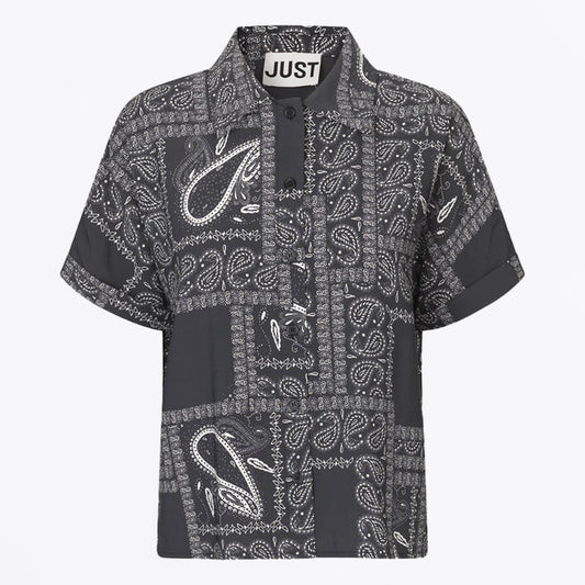 Maid Shirt - Paisley Art Black