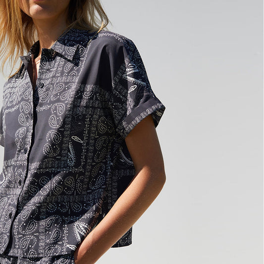Maid Shirt - Paisley Art Black