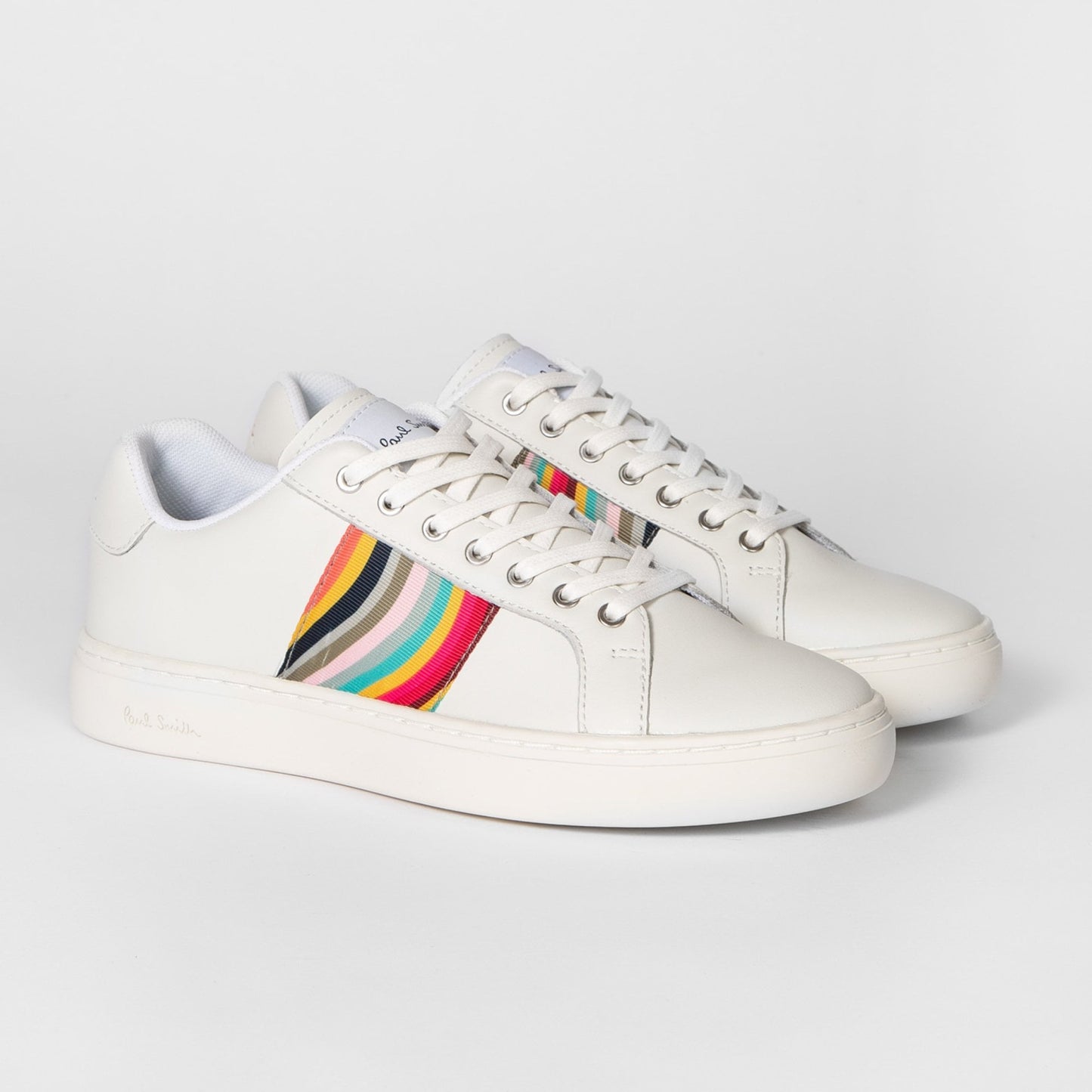 - 'Lapin' Swirl Stripe Sneakers - White