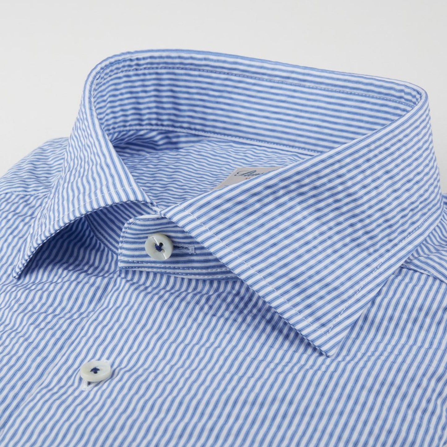 - Slimline Seersucker Striped - Blue