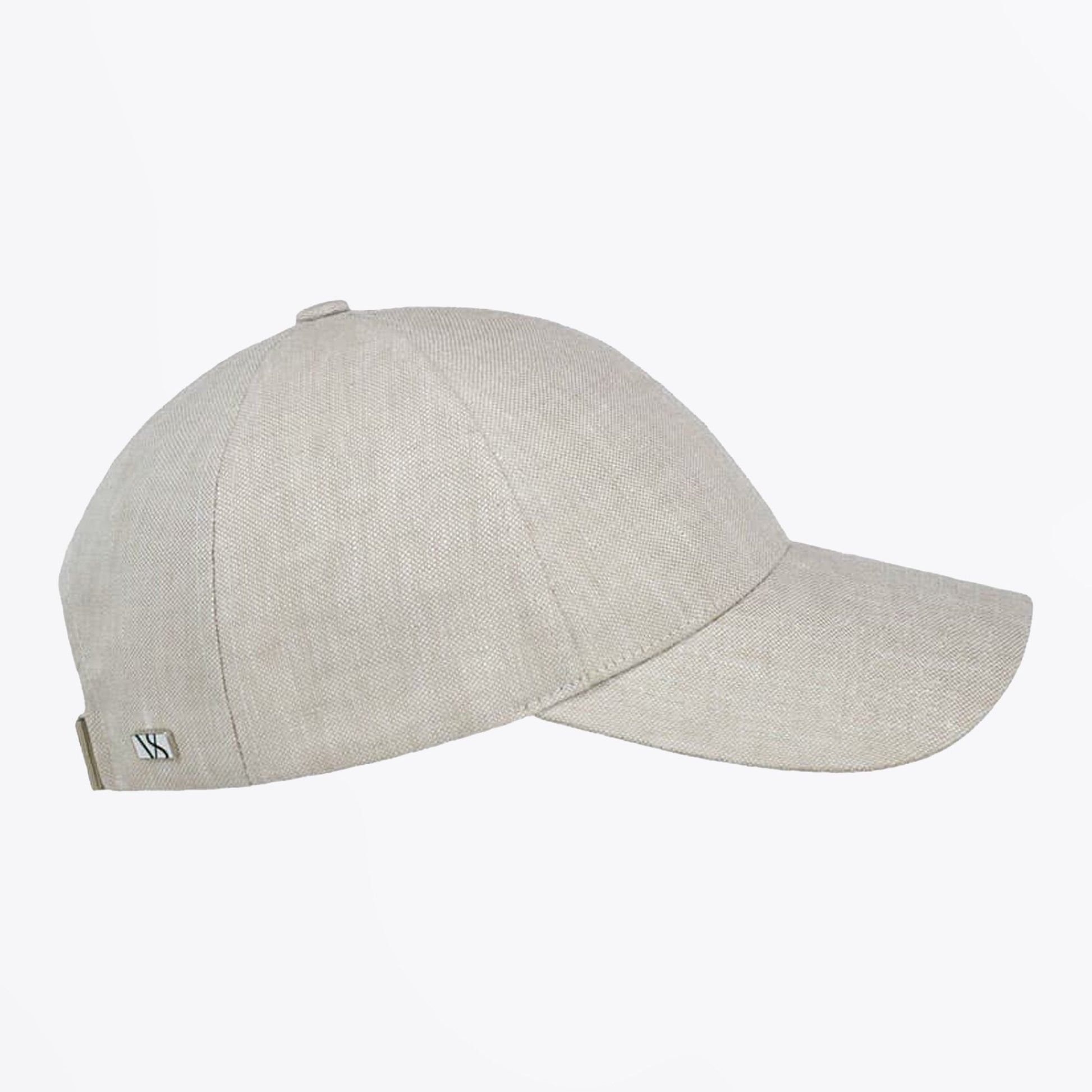 Varsity - Hampton Beige Linen Cap -