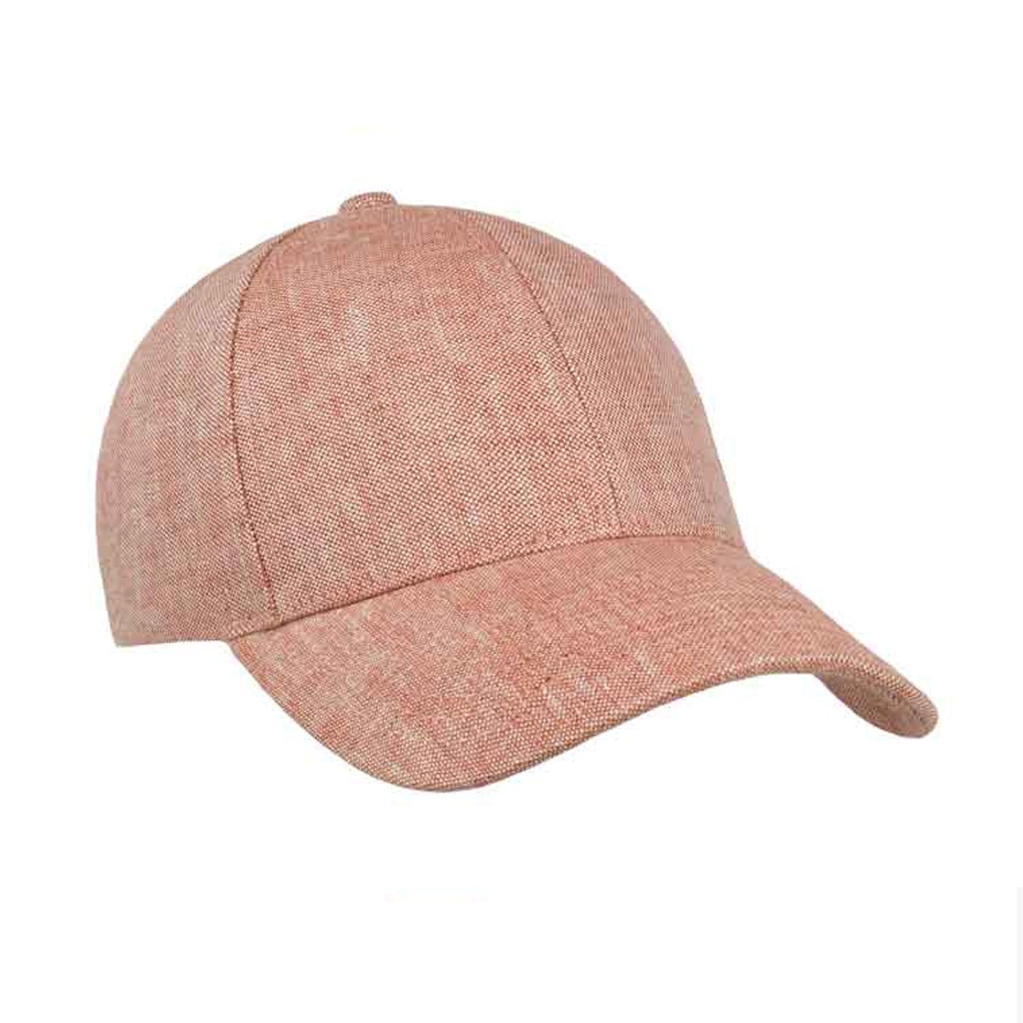 - Pale Rust Linen Cap -