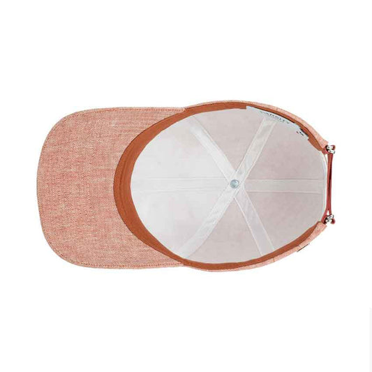 - Pale Rust Linen Cap -