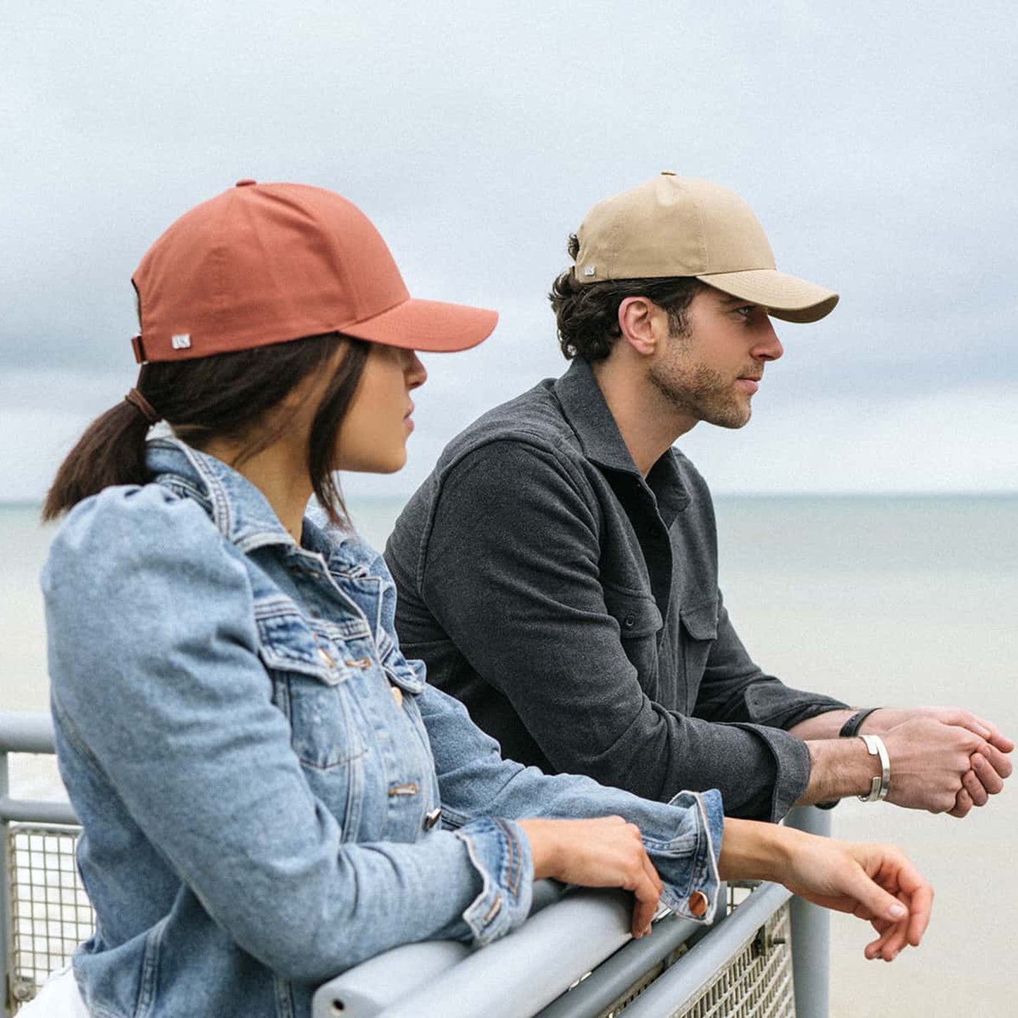 - Terracotta Orange Cotton Cap -