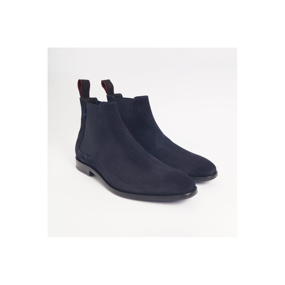 - Suede 'Gerald' Chelsea Boots - Dark Navy
