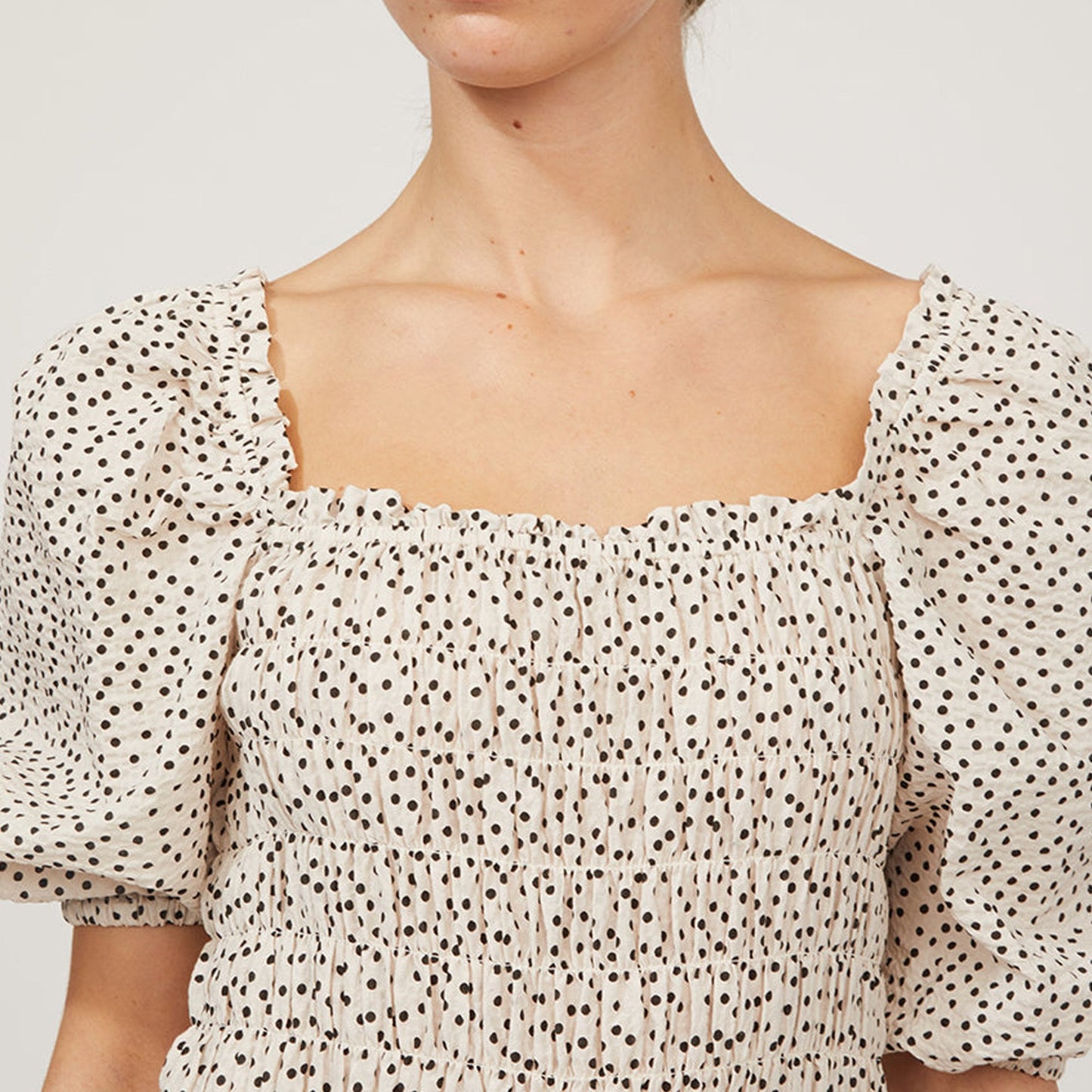 - Avi - Striped Dress - Off White