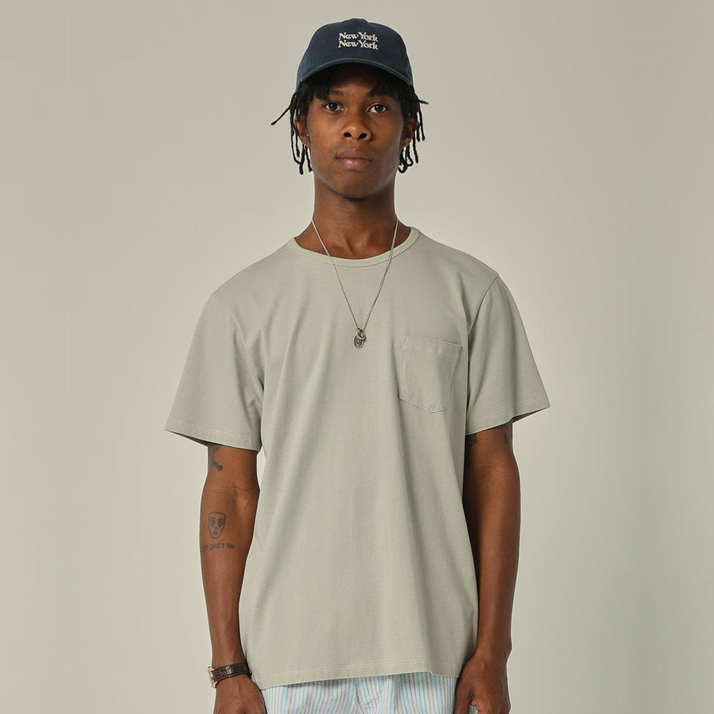 - Organic Garment Dye T-Shirt - Seafoam
