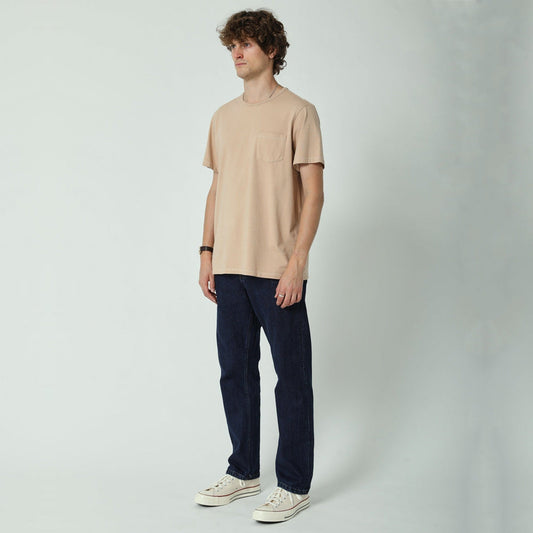 - Organic Garment Dye T-Shirt - Sand