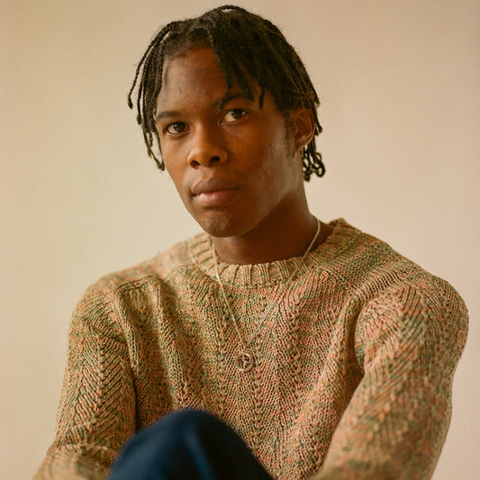 - Summer Swirl Crewneck - Natural