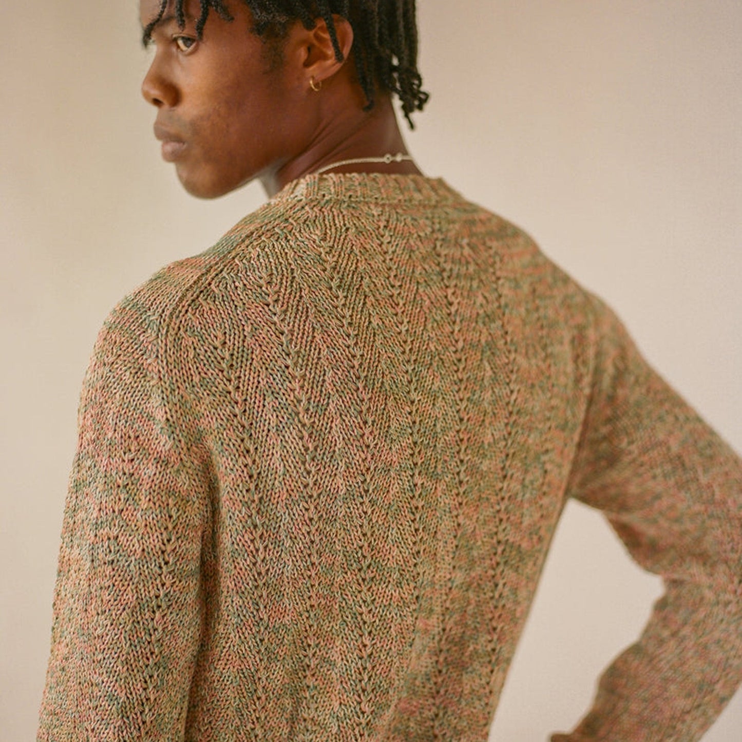 - Summer Swirl Crewneck - Natural