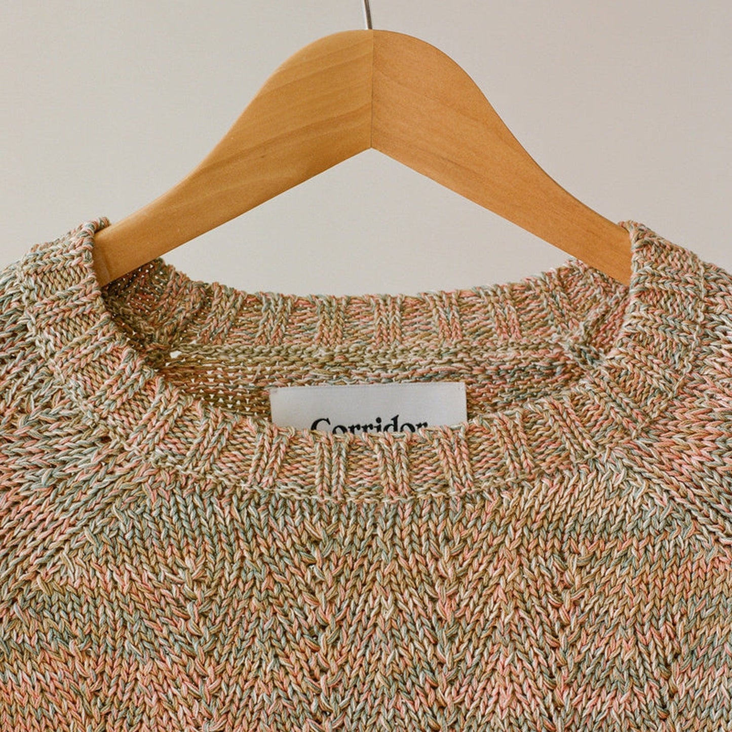 - Summer Swirl Crewneck - Natural