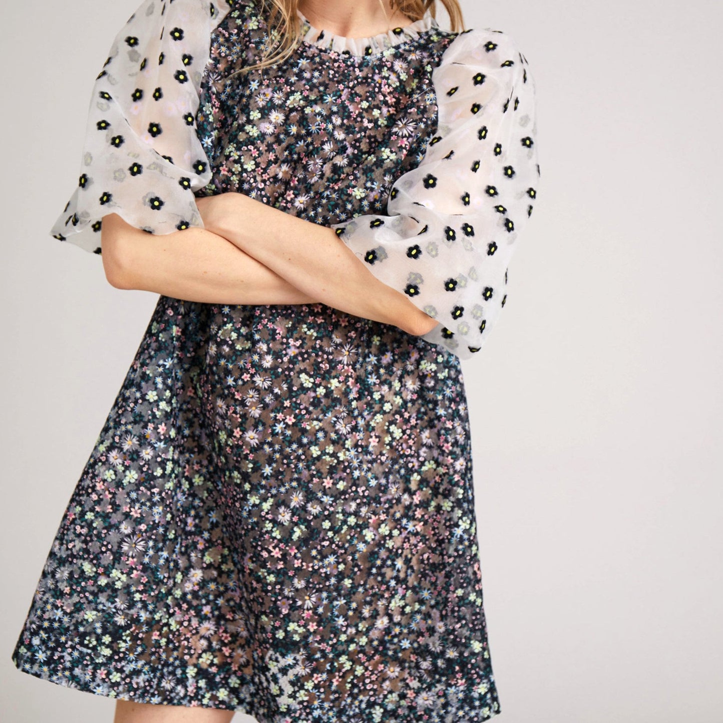 - Cabob Mesh Dress - Black