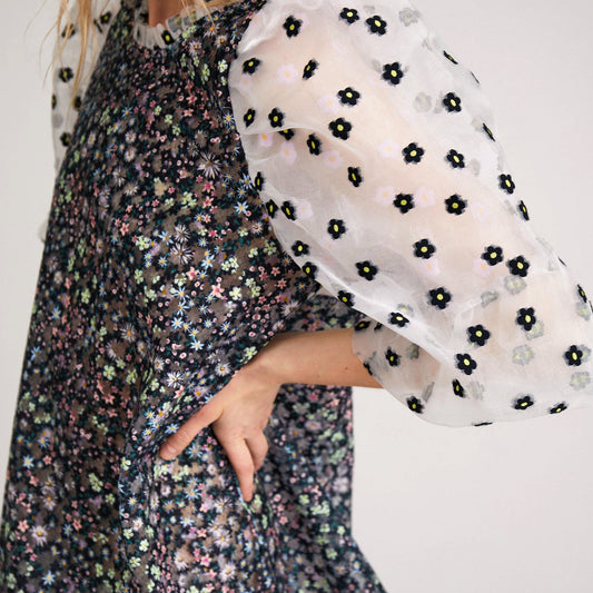 - Cabob Mesh Dress - Black