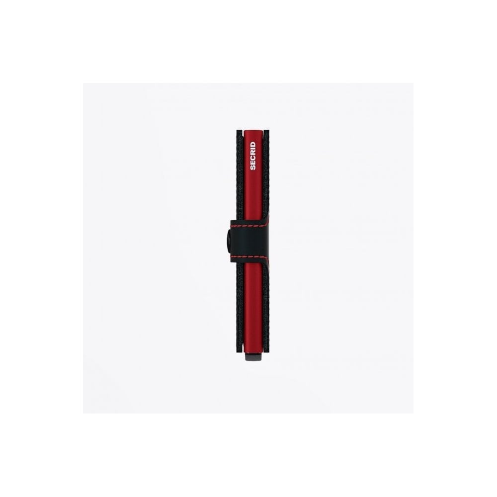 Miniwallet - Matte Black & Red