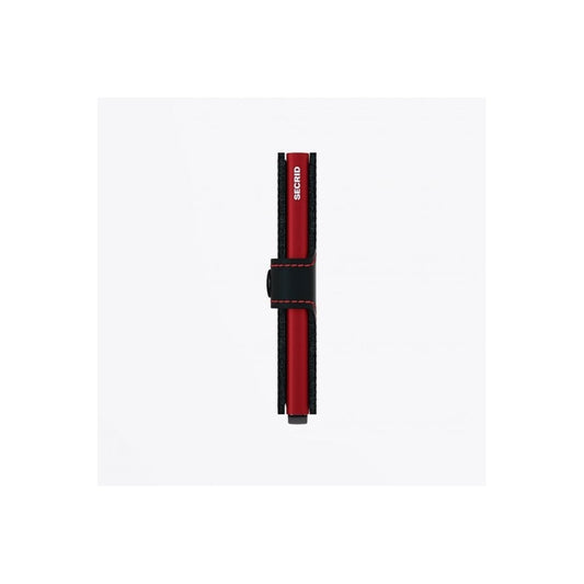 Miniwallet - Matte Black & Red