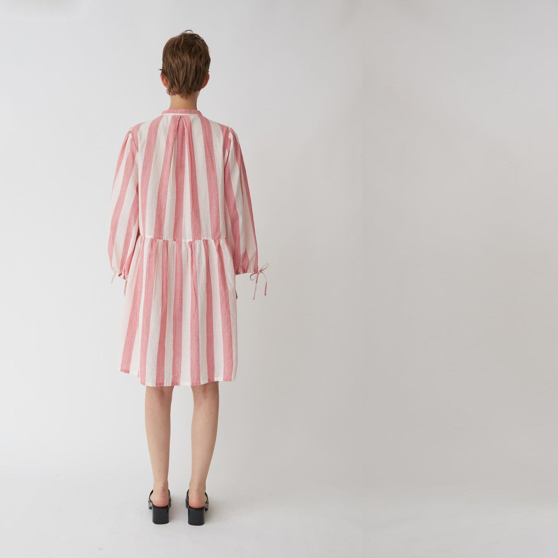 Stella Lara Dress - White/Red