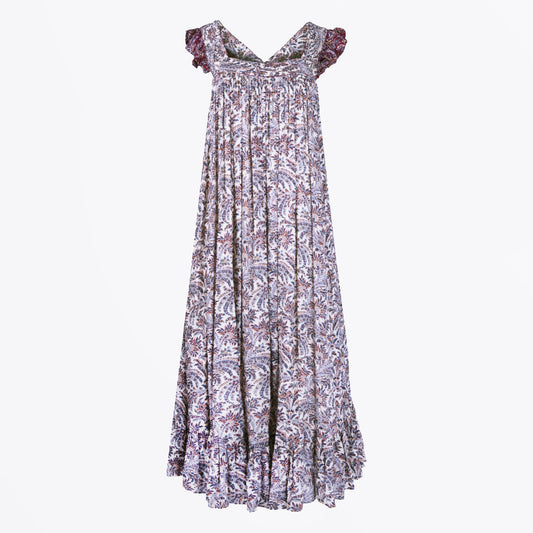 - Eddy Printed Dress - Sable