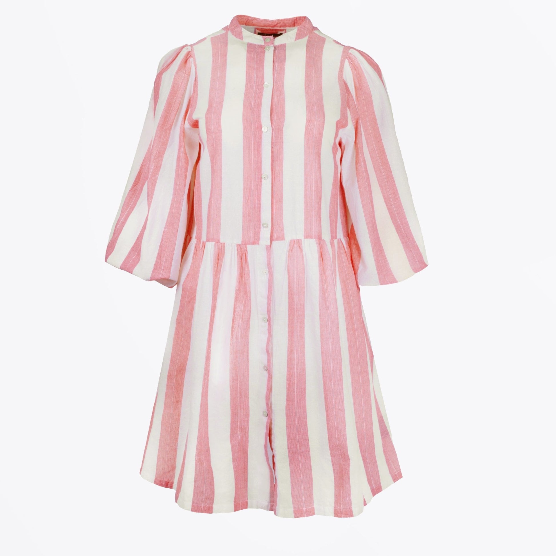 Stella Lara Dress - White/Red