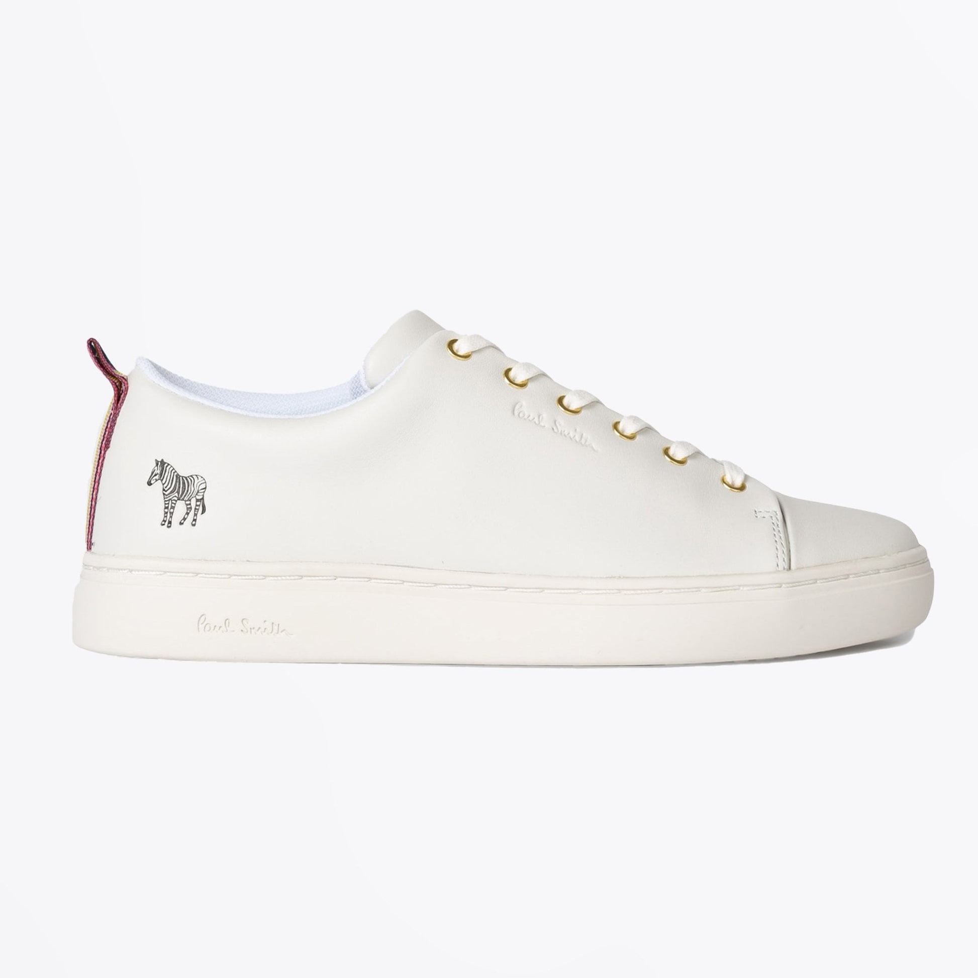 Paul - Lee - Leather Trainers - White