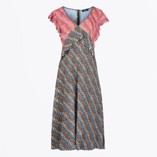 - Summer Flowers Print Dress - Multi