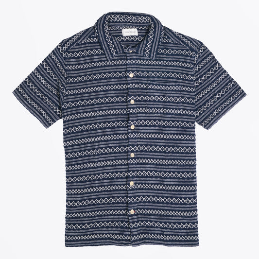 - Rusper Riviera Jersey Shirt - Navy