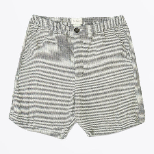 - Osbourne Clement Striped Shorts - Chambray Blue