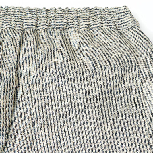 - Osbourne Clement Striped Shorts - Chambray Blue