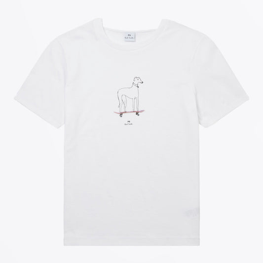 - Whippet Cotton T-Shirt - White