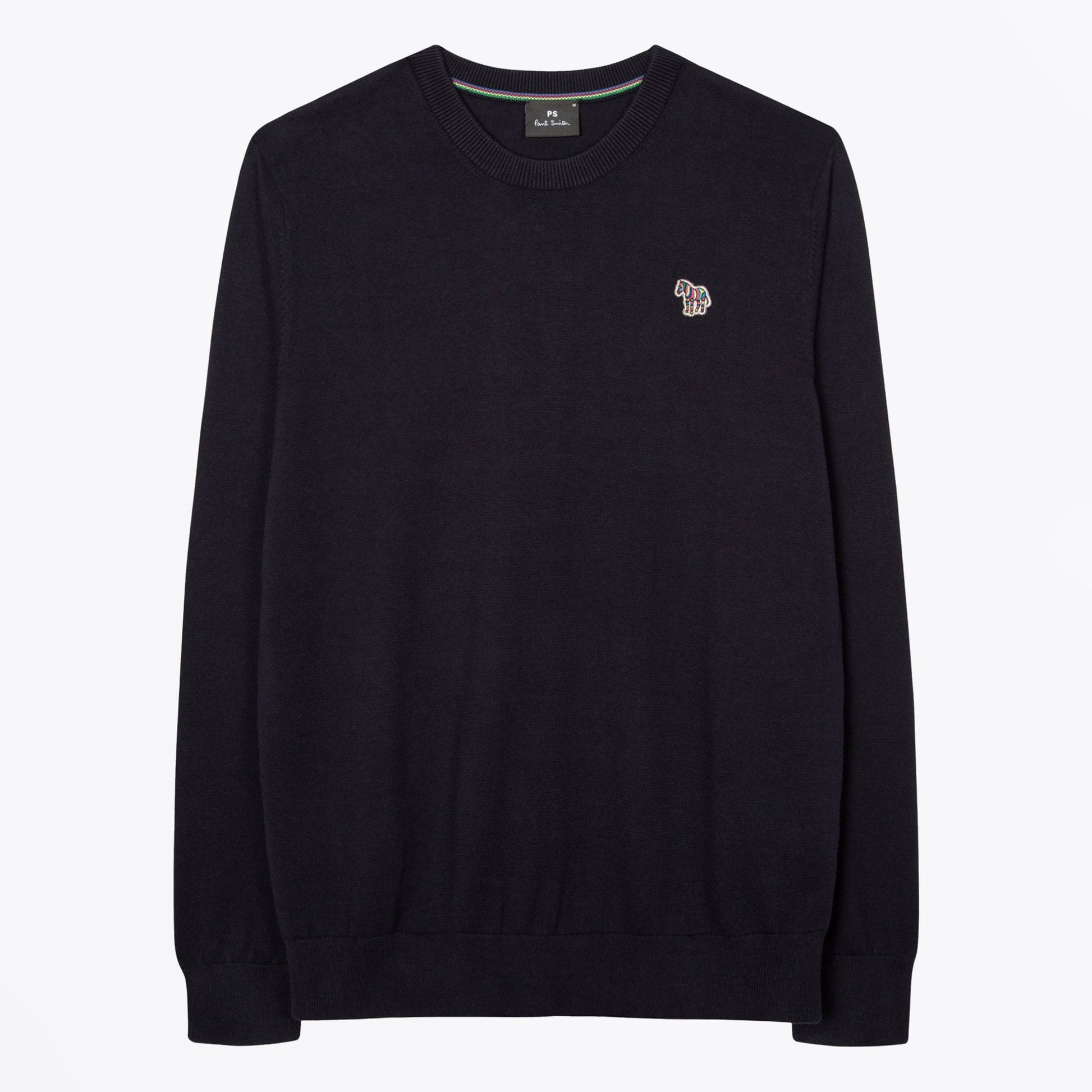 Paul Zebra Badge Pullover - Dark Navy