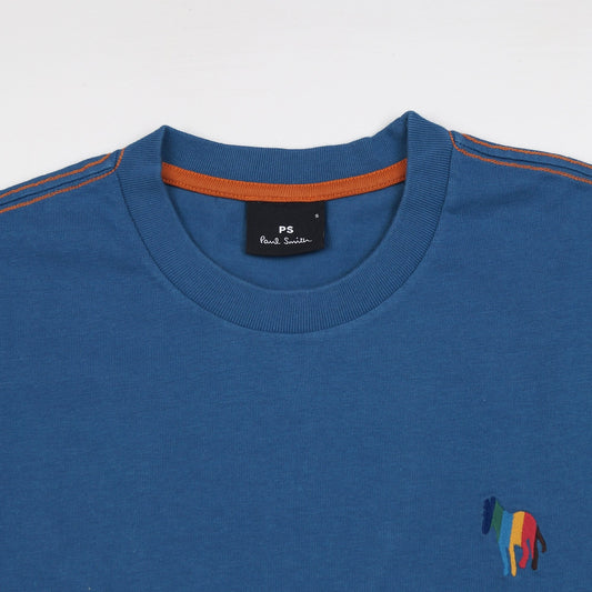 - Zebra Emblem T-Shirt - Blue