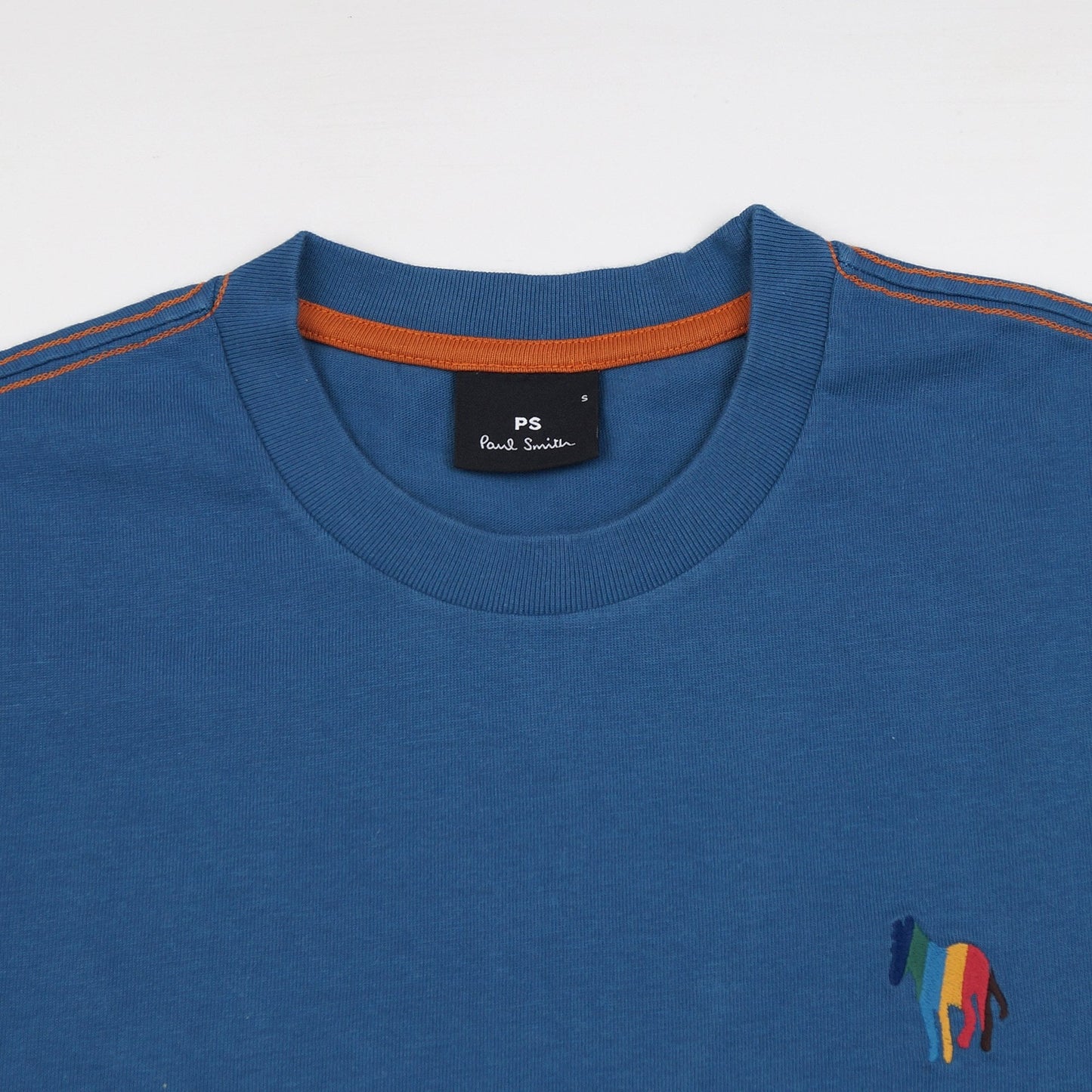Zebra Emblem T-Shirt - Blue