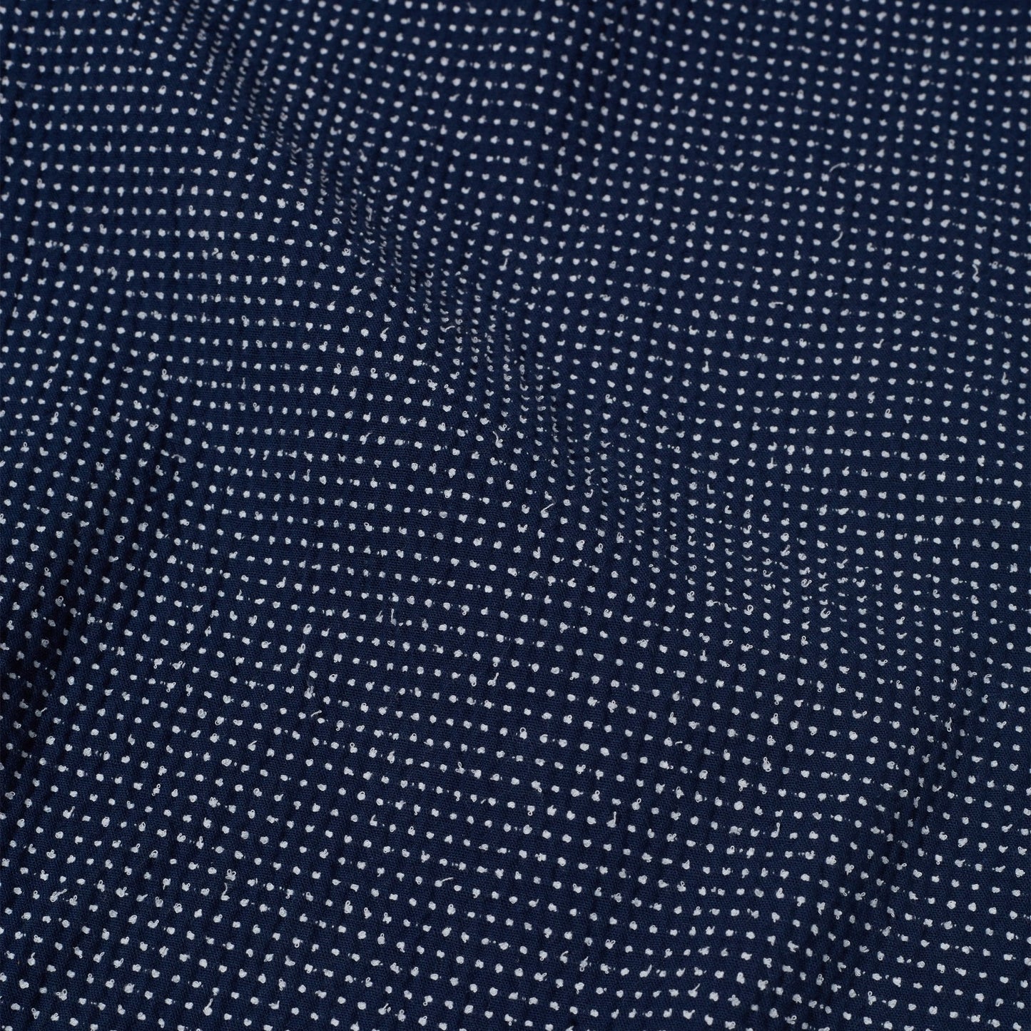 - Cactus Weave Braga Trousers - Navy