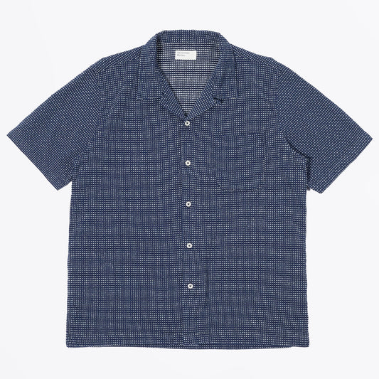 - Cactus Weave Road Shirt - Navy