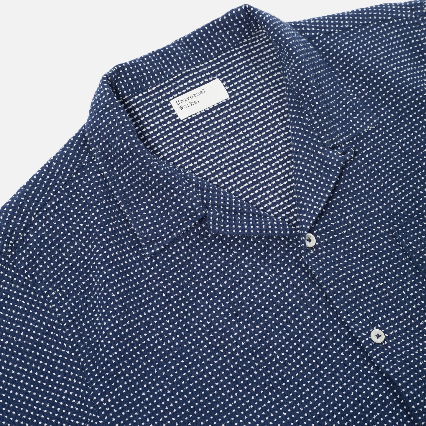 - Cactus Weave Road Shirt - Navy