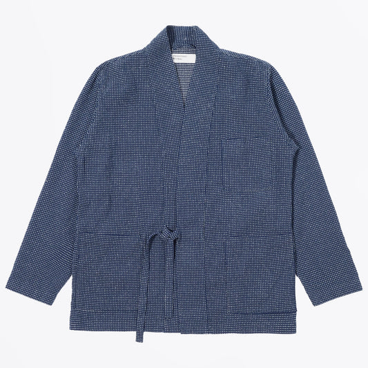 - Cactus Weave Yokohama Jacket - Navy