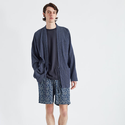 - Cactus Weave Yokohama Jacket - Navy