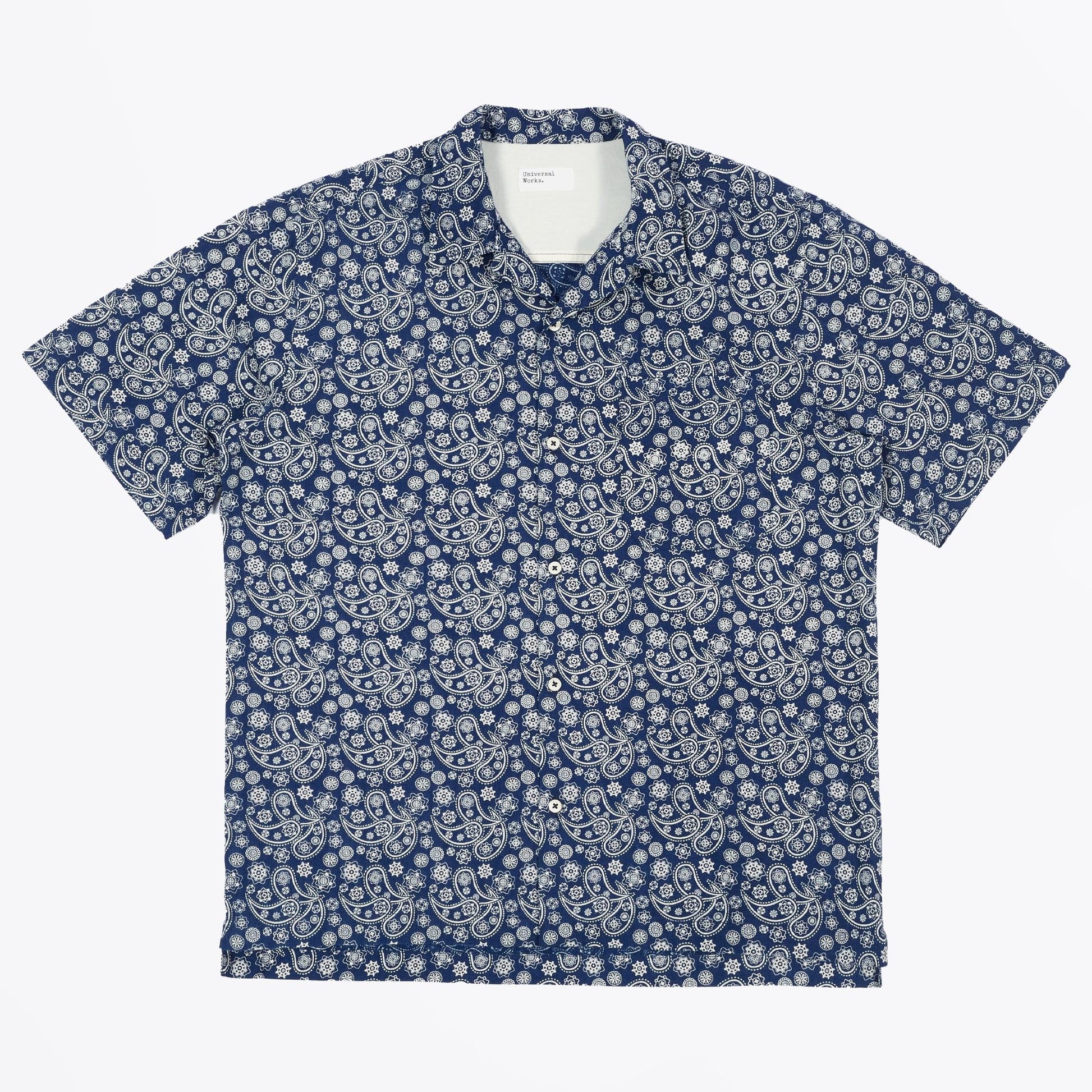 Universal Japanese Paisley Camp Shirt - Indigo