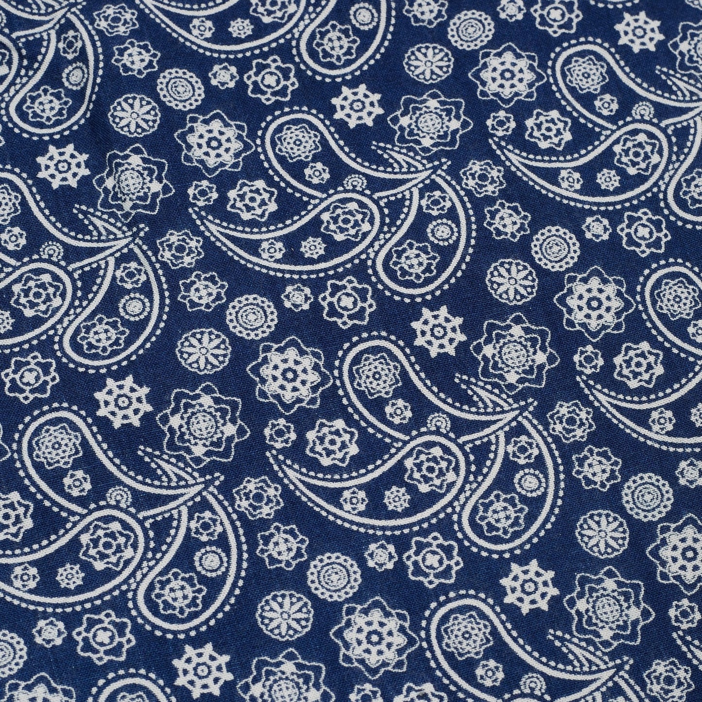 Japanese Paisley Camp Shirt - Indigo