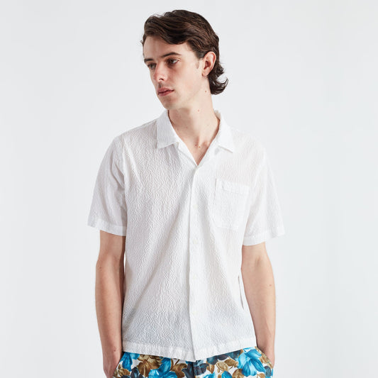 - Seersucker Road Shirt - White