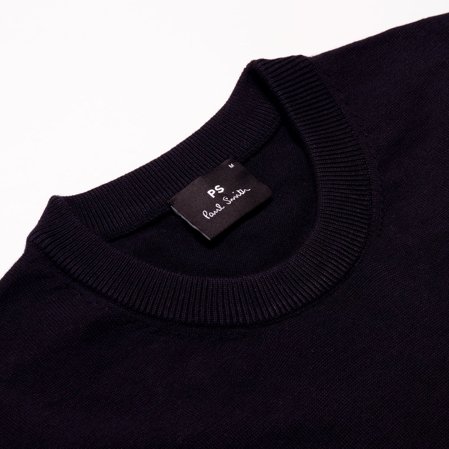 Zebra Badge Crew Neck Pullover - Black