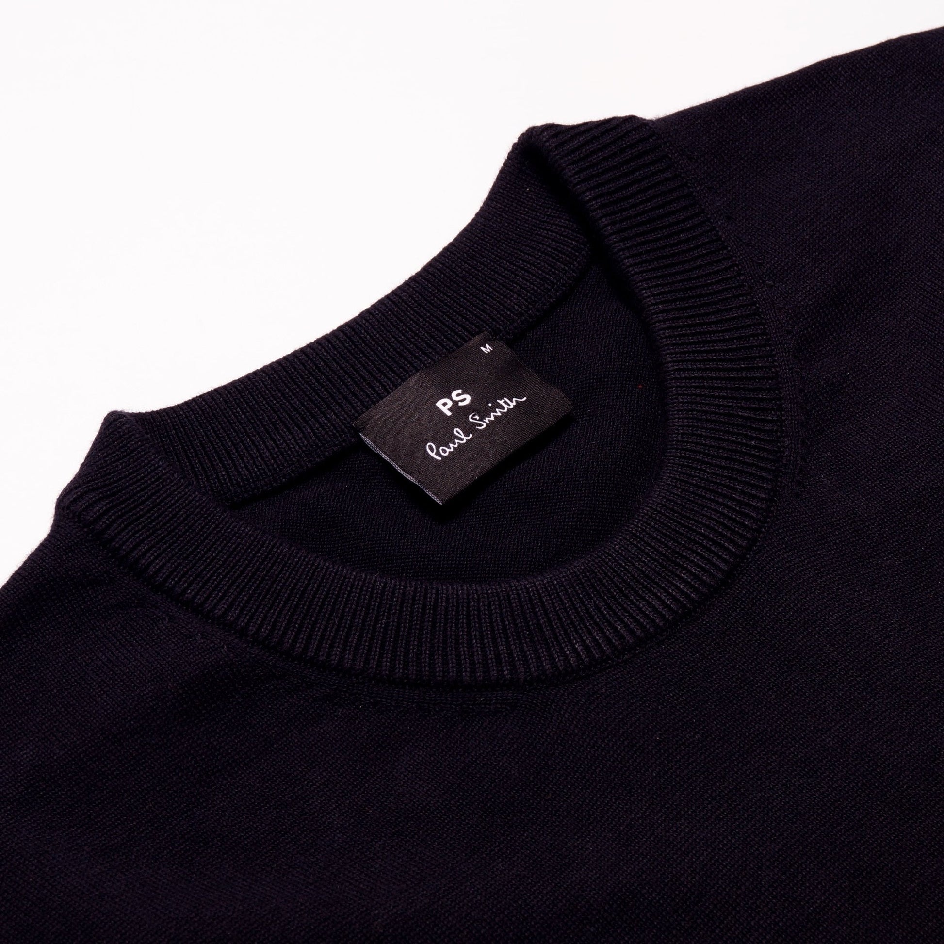 Paul Zebra Badge Crew Neck Pullover - Black