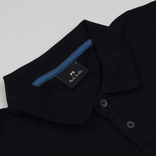 - Zebra Emblem Polo Shirt - Black