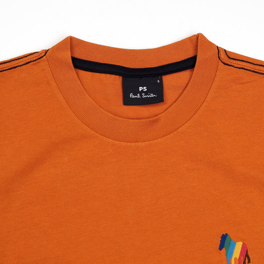 - Zebra Emblem T-Shirt - Light Rust