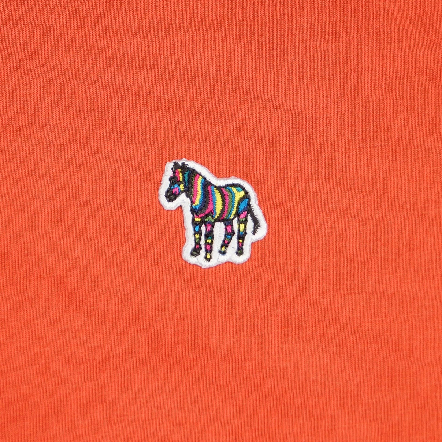 Zebra Badge T-Shirt - Orange