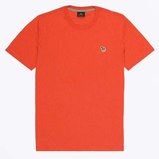 - Zebra Badge T-Shirt - Orange