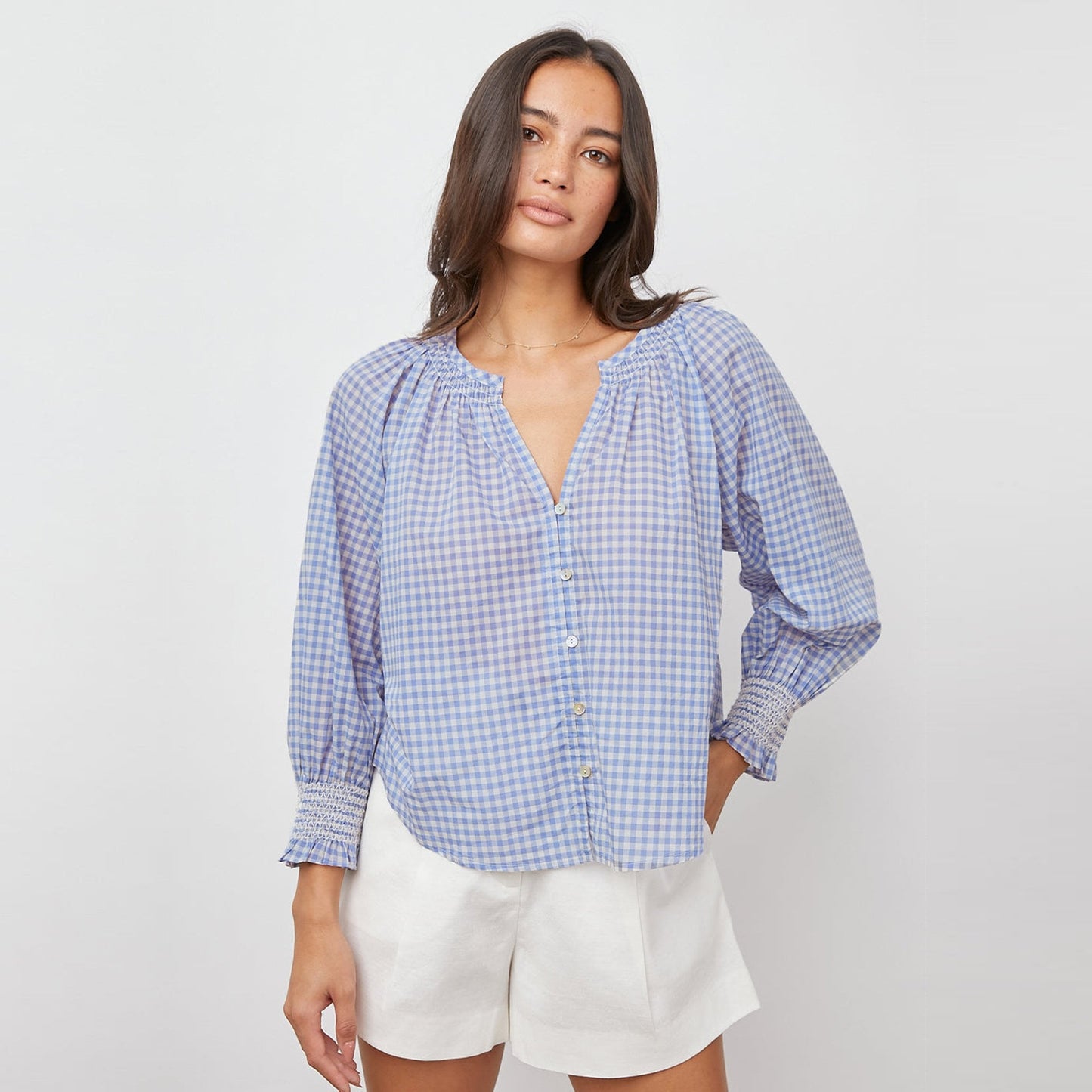 - Mariah Top - Carolina Gingham