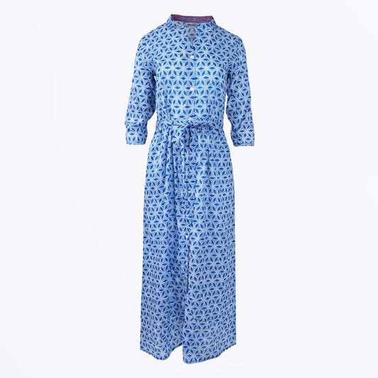 - Dorris Cover Up Dress - Flaxy Blue