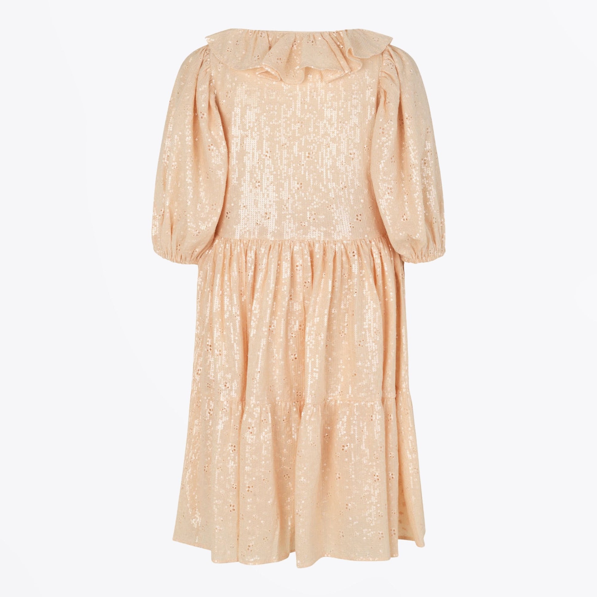 Stine Imperio Sequin Cotton Dress - Coconut Sparkles