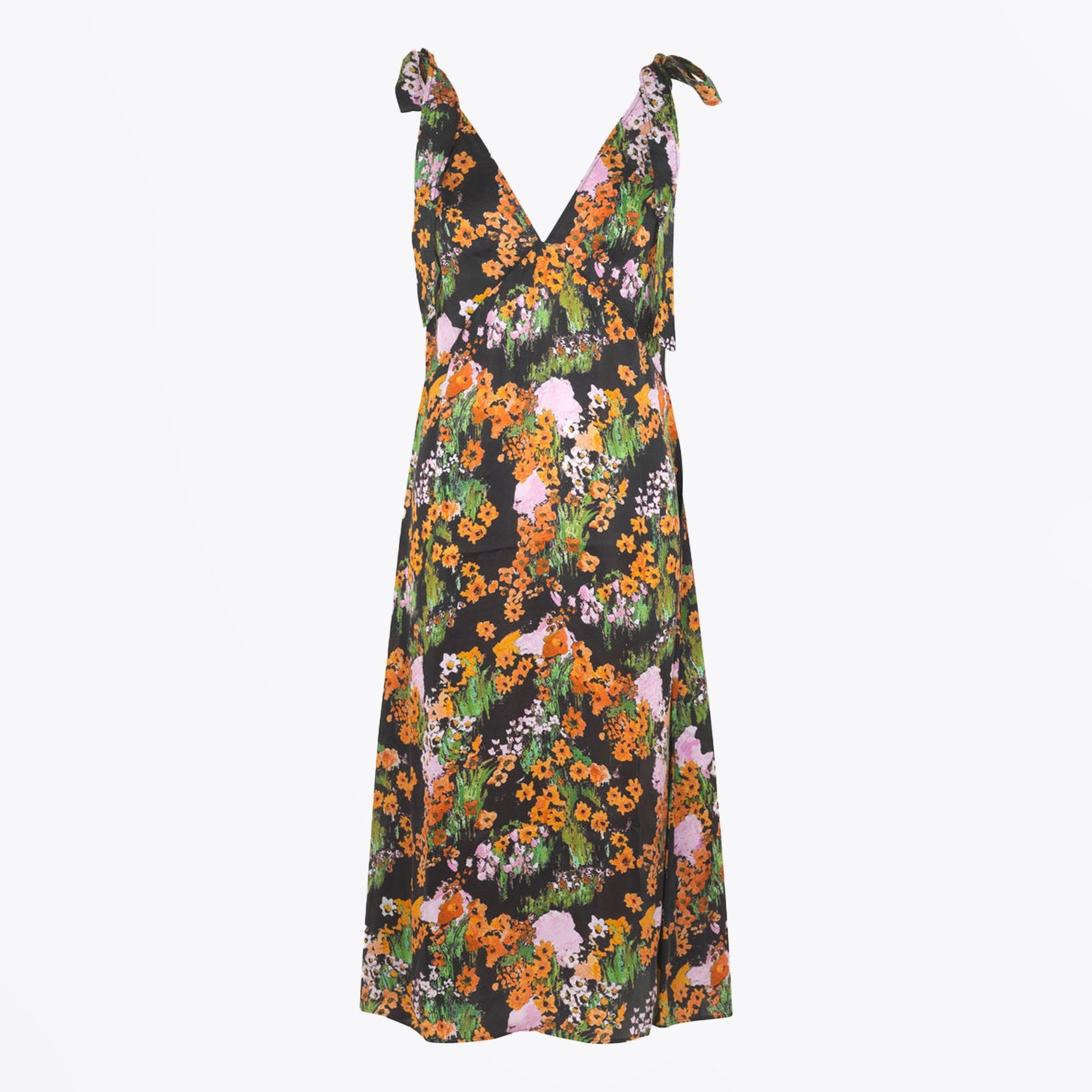 Stine Niama Dry Viscose Dress - Artist Canvas at Night